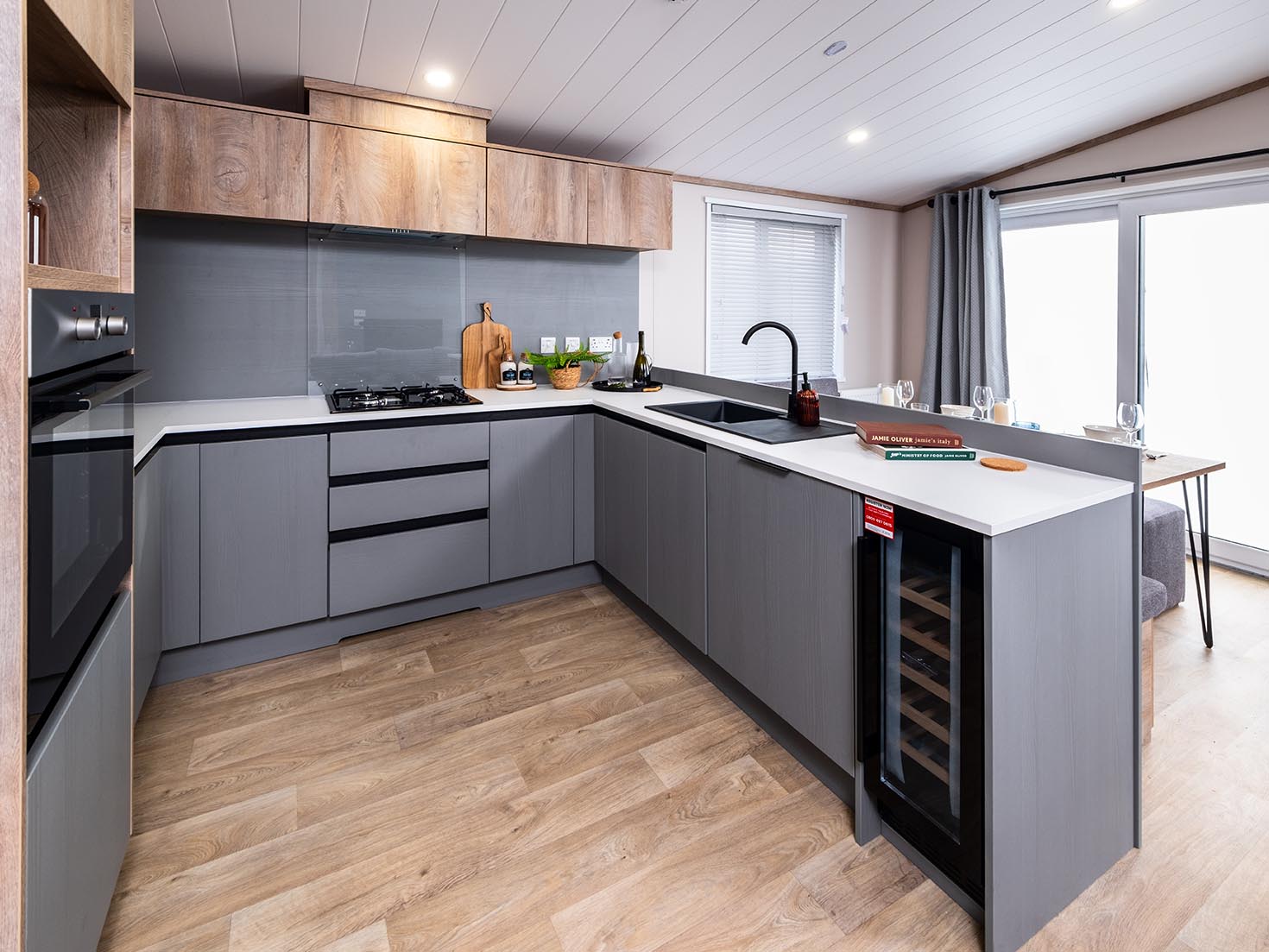 Ash Lodge stylish open-plan living, pet-friendly lodge in Cumbria